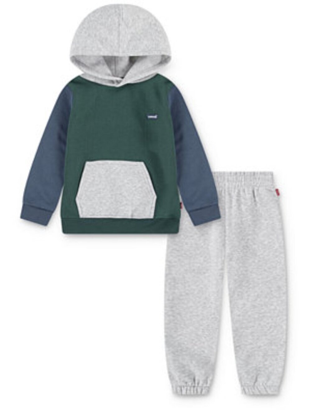 Levi's Little Kid Color Block Long-Sleeve Hoodie & Joggers in Size 4 (XS)